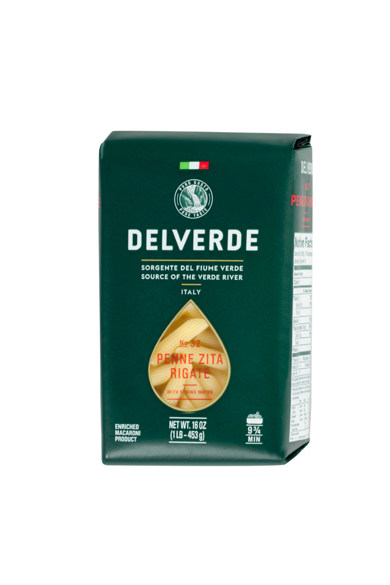 Wholesale Delverde Penne Rigate Pasta 1 LB-12ct Case Bulk