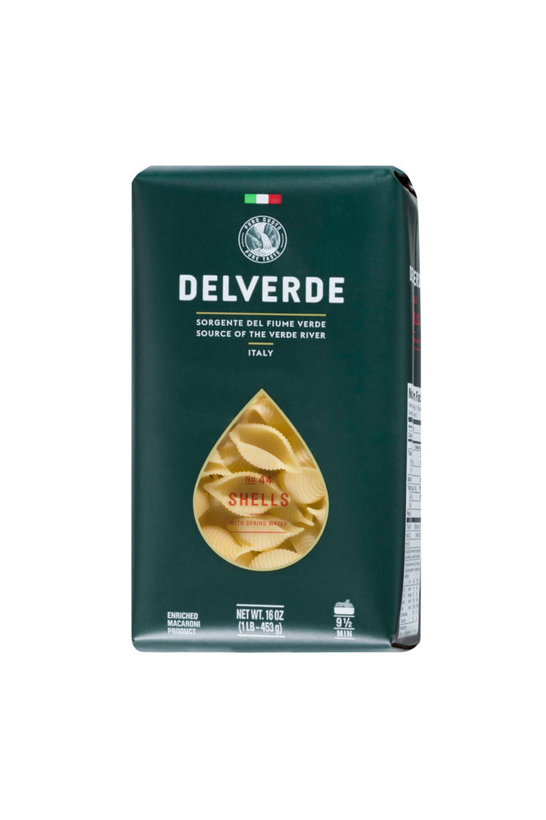 Wholesale Delverde Shells Pasta 1 LB-12ct Case Bulk