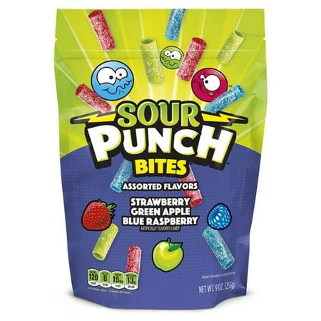 Wholesale Sour Punch Bites® Assorted Standup Bag 9oz Bulk