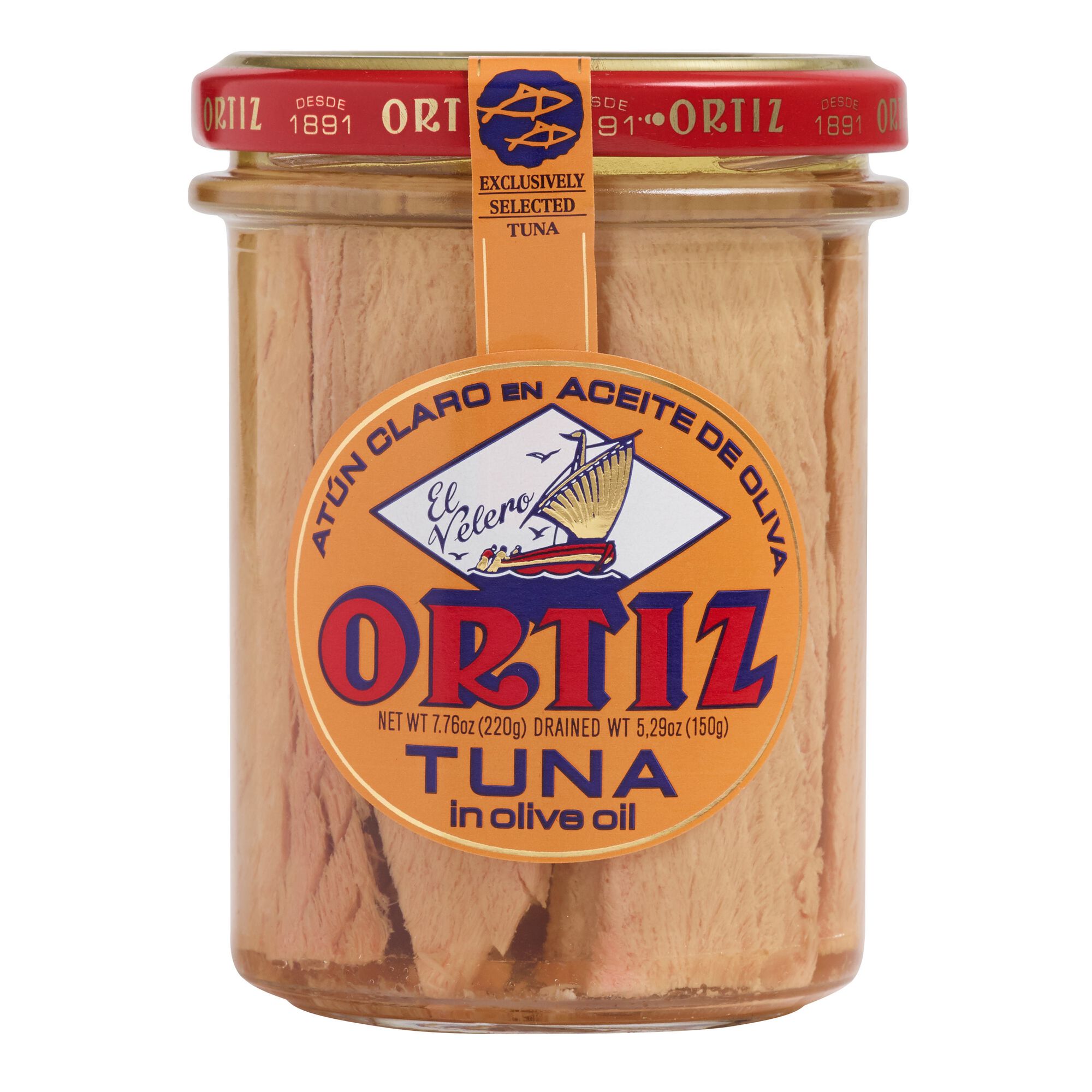 Ortiz Kosher yellow fin tuna in olive oil 220g 12ct