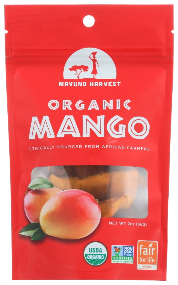 Mavuno Harvest Dried Mango Gluten 2 oz