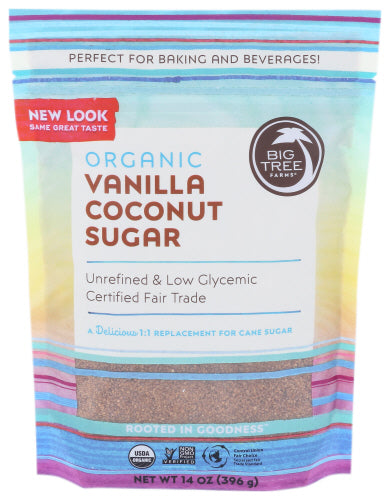 Big Tree Farms Organic Vanilla Coconut Sugar 14oz 6ct