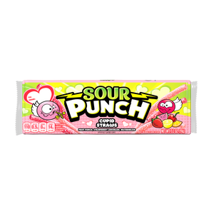 Wholesale Sour Punch Cupid Straws 3.2oz Trays-24ct case Bulk