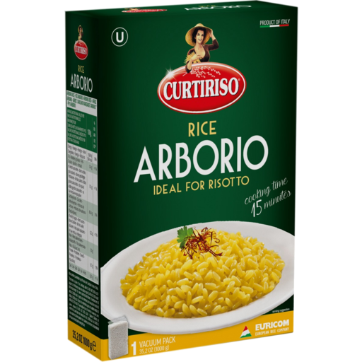 Wholesale Curtiriso Arborio Rice 1 KG-10ct Case Bulk