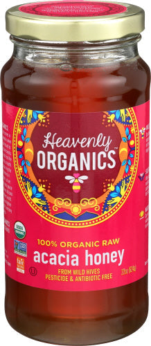 Wholesale Heavenly Organics 100% Organic Raw Neem Honey 22 Oz Jar-6.0ct Case Bulk