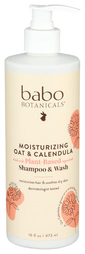 Wholesale Babo Batonicals Moisturizing Baby Shampoo and Wash 16 fl oz- Bulk