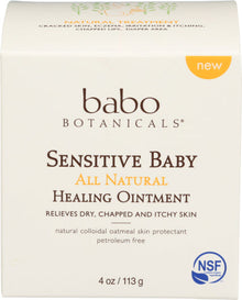 Wholesale Babo Botanicals Sensitive All Natural Healing Baby Ointment 4oz- Bulk