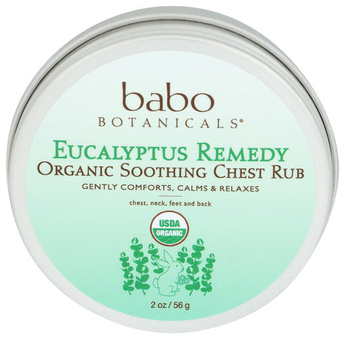 Wholesale Babo Botanicals Eucalyptus Remedy Plant Based Soothing Chest Rub 2.0oz- Bulk