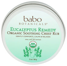 Wholesale Babo Botanicals Eucalyptus Remedy Plant Based Soothing Chest Rub 2.0oz- Bulk