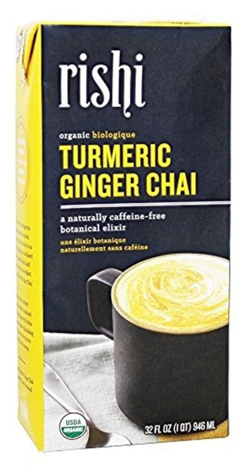 Rishi Tea Bev Turmeric Ginger Chai Con 32 oz