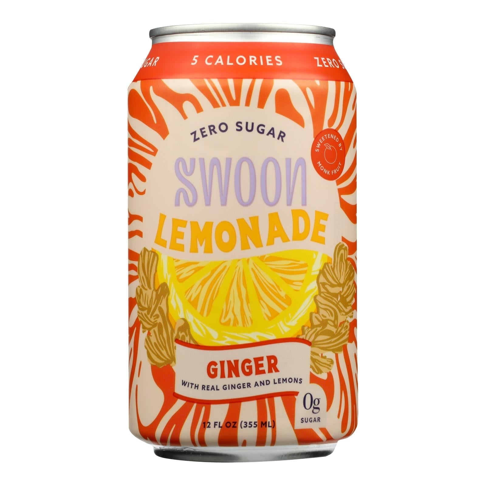 Swoon - Lemonade Ginger Zero Sugar 12 Fl Oz