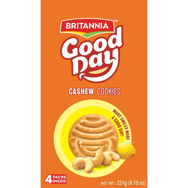 Wholesale Britannia Good Day Cashew 8.1 oz-24 Ct Case Bulk