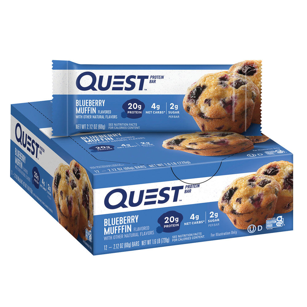 Wholesale Quest Blueberry Muffin Protein Bar 2.1 Oz- Bulk