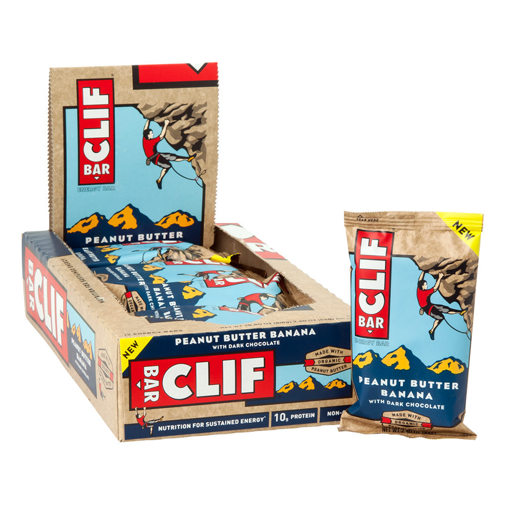 Wholesale Clif Bar Dark Chocolate Peanut Butter Banana 2.4 Oz Bar- Bulk