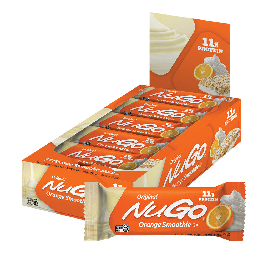 Wholesale Nugo Orange Smoothie Protein Bar 1.76 Oz- Bulk
