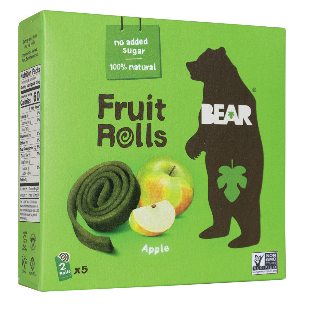 Bear Real Fruit Yoyos Apple 3.5 Oz Box