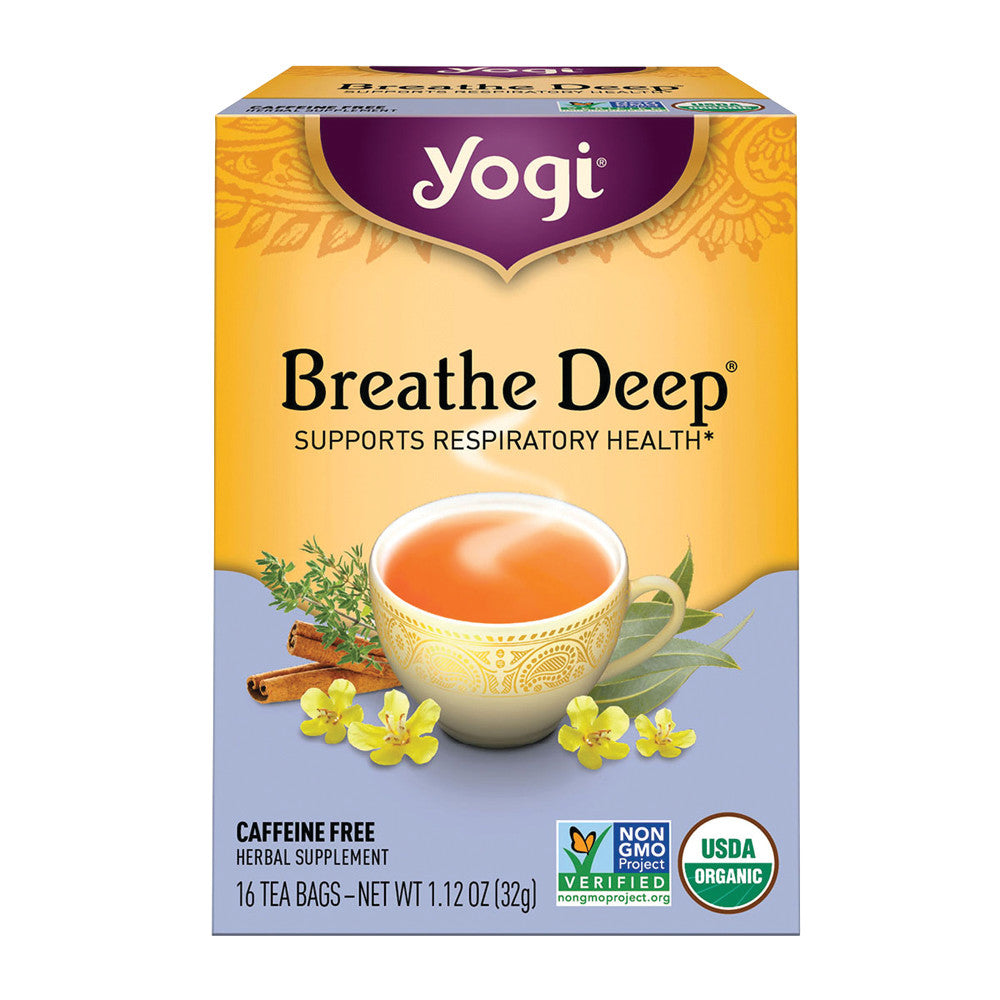 Wholesale Yogi Tea Breathe Deep 16 Ct Box-6ct Case Bulk