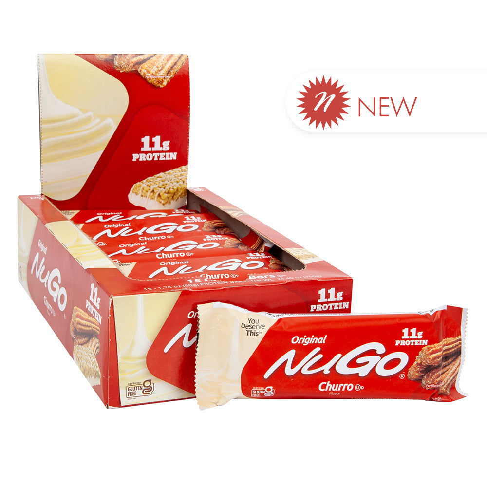 Wholesale Nugo - Original Churro Bar - 1.76Oz- Bulk