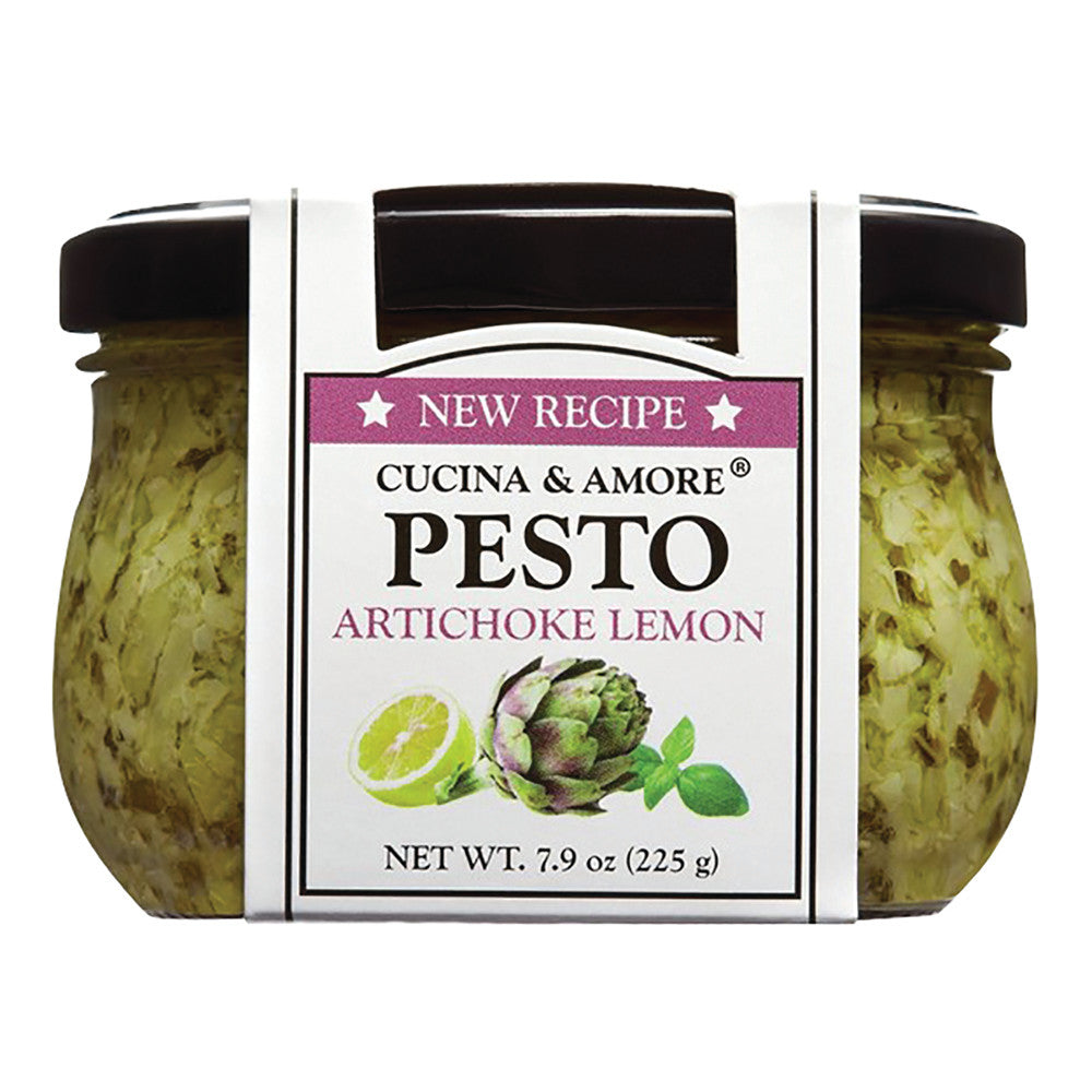 Wholesale Cucina & Amore Artichoke Lemon Pesto 7.9 Oz Jar-6ct Case Bulk