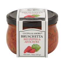 Wholesale Cucina & Amore Red Pepper & Artichoke Bruschetta 7.9 Oz Jar- Bulk