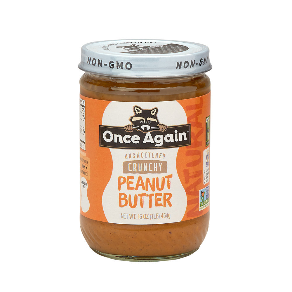 Wholesale Once Again Crunchy Salted Peanut Butter 16 Oz Jar- Bulk