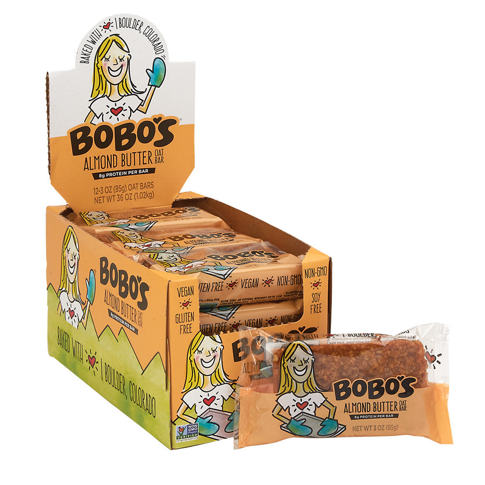 Wholesale Bobo'S Almond Butter Oat 3 Oz Bar- Bulk