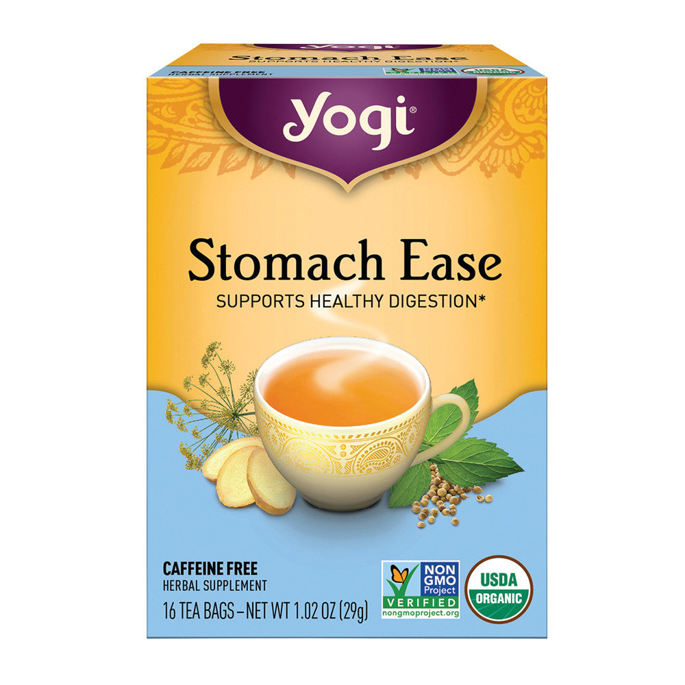 Wholesale Yogi Tea Stomach Ease Tea 16 Ct Box-6ct Case Bulk