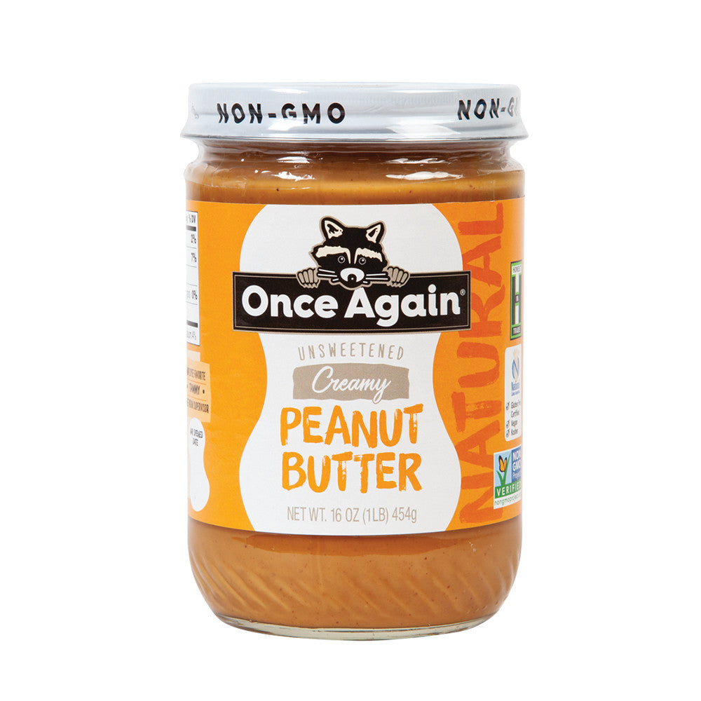 Wholesale Once Again Creamy Salted Peanut Butter 16 Oz Jar-6ct Case Bulk