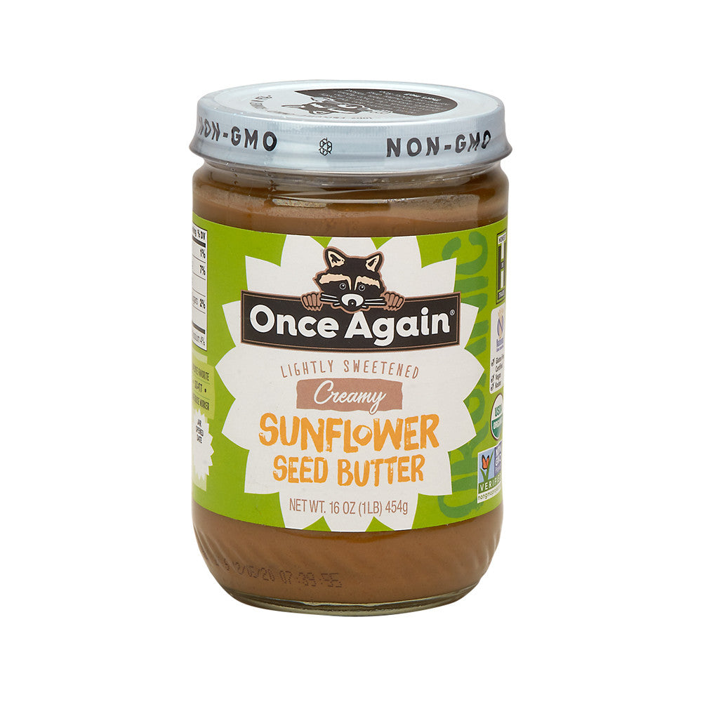 Wholesale Once Again Organic Lightly Sweetened Sunflower Seed Butter 16 Oz Jar-6ct Case Bulk