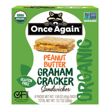 Wholesale Once Again Organic Peanut Butter Graham Sandwich 1.59 Oz Box- Bulk