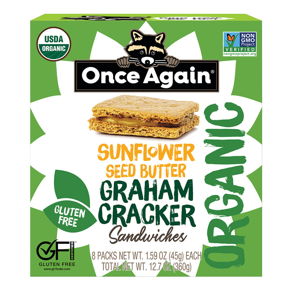 Wholesale Once Again Organic Sunflower Seed Butter Sandwich 1.59 Oz Box-48ct Case Bulk