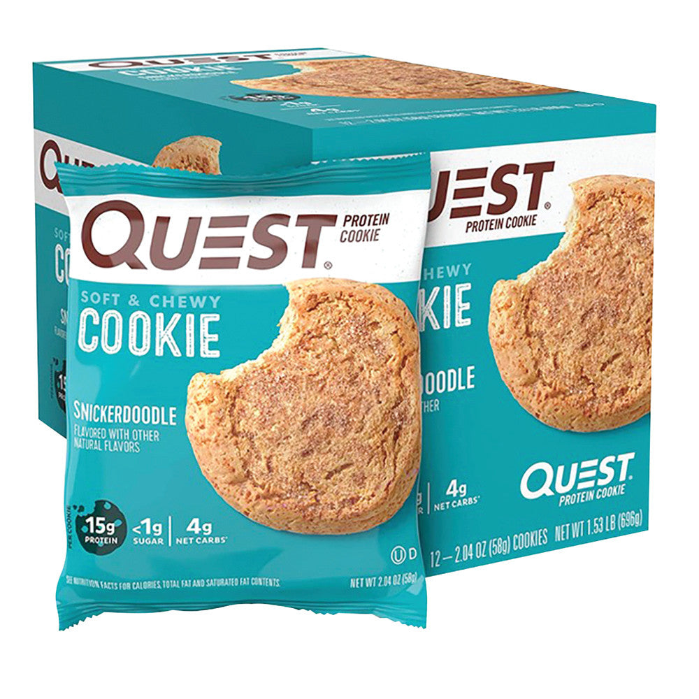 Wholesale Quest Protein Snickerdoodle Cookies 2.04 Oz- Bulk