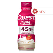 Wholesale Quest - Protein Milkshake - Strawberry - 14Oz- Bulk