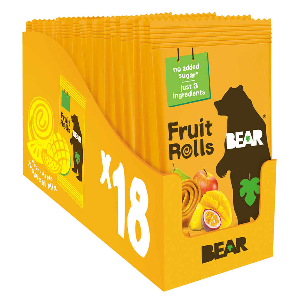 Wholesale Bear Tropical Mix Yoyos Fruit Rolls 0.7 Oz- Bulk