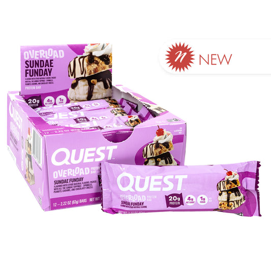 Wholesale Quest - Overload Bars - Sunde Funday - 2.22Oz- Bulk