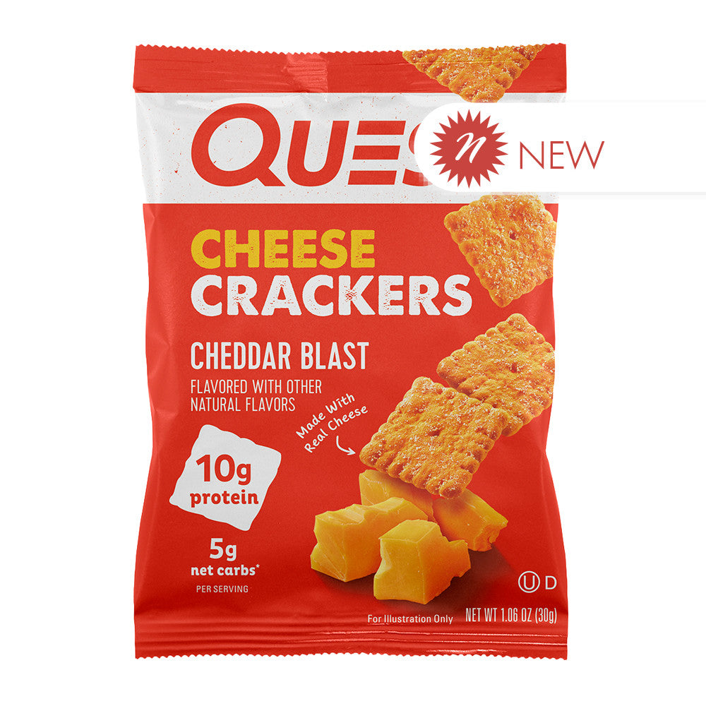Wholesale Quest Cheddar Blast Cheese Crackers 1.06 Oz Bag- Bulk