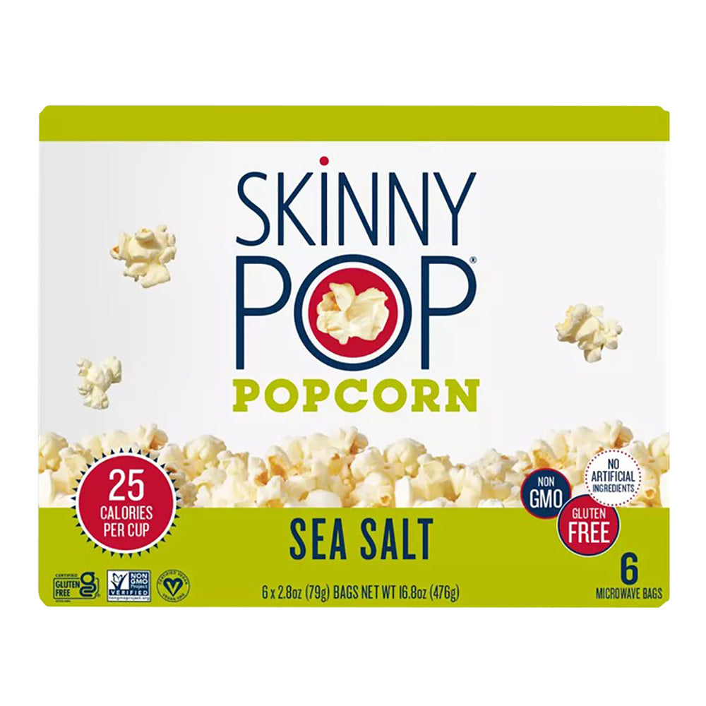 Wholesale Skinnypop Microwave Sea Salt Popcorn 2.8 Oz Bag-6ct Case Bulk