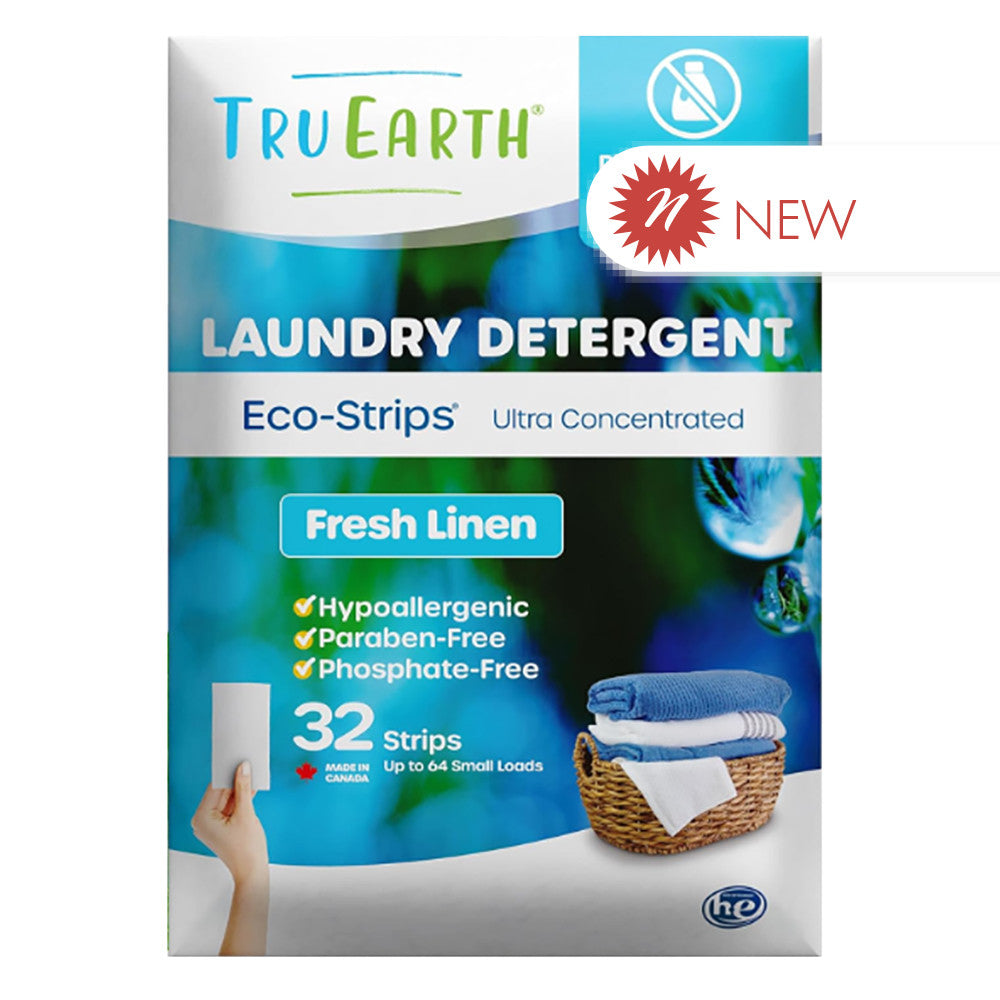 Wholesale Tru Earth Fresh Linen Laundry Detergent Strips 2.74 Oz- Bulk