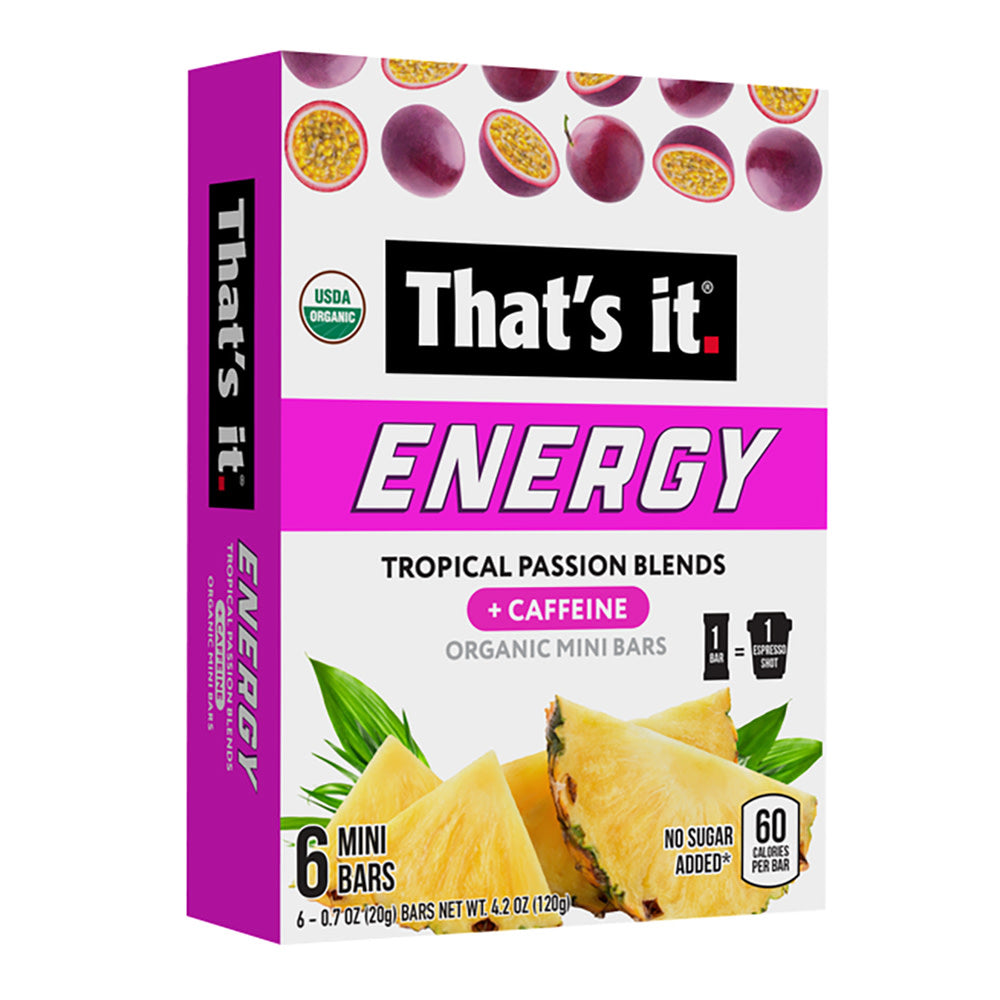 Wholesale That'S It Energy Tropical Passion Blends Mini Bars 4.2 Oz Box- Bulk