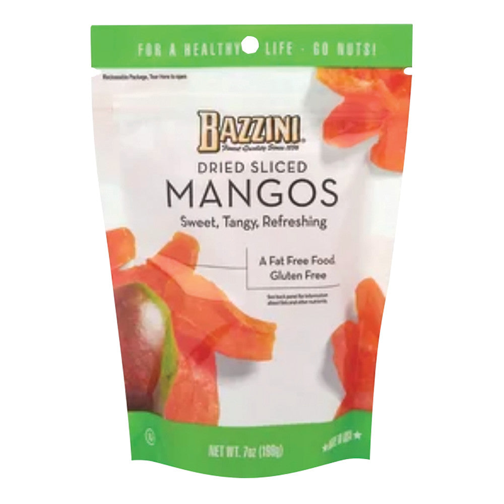 Bazzini Dried Sliced Mango 7 Oz Pouch
