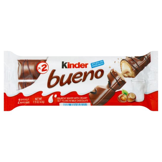 Wholesale Kinder Bueno Wafer Bar 43 GM-30ct Case Bulk