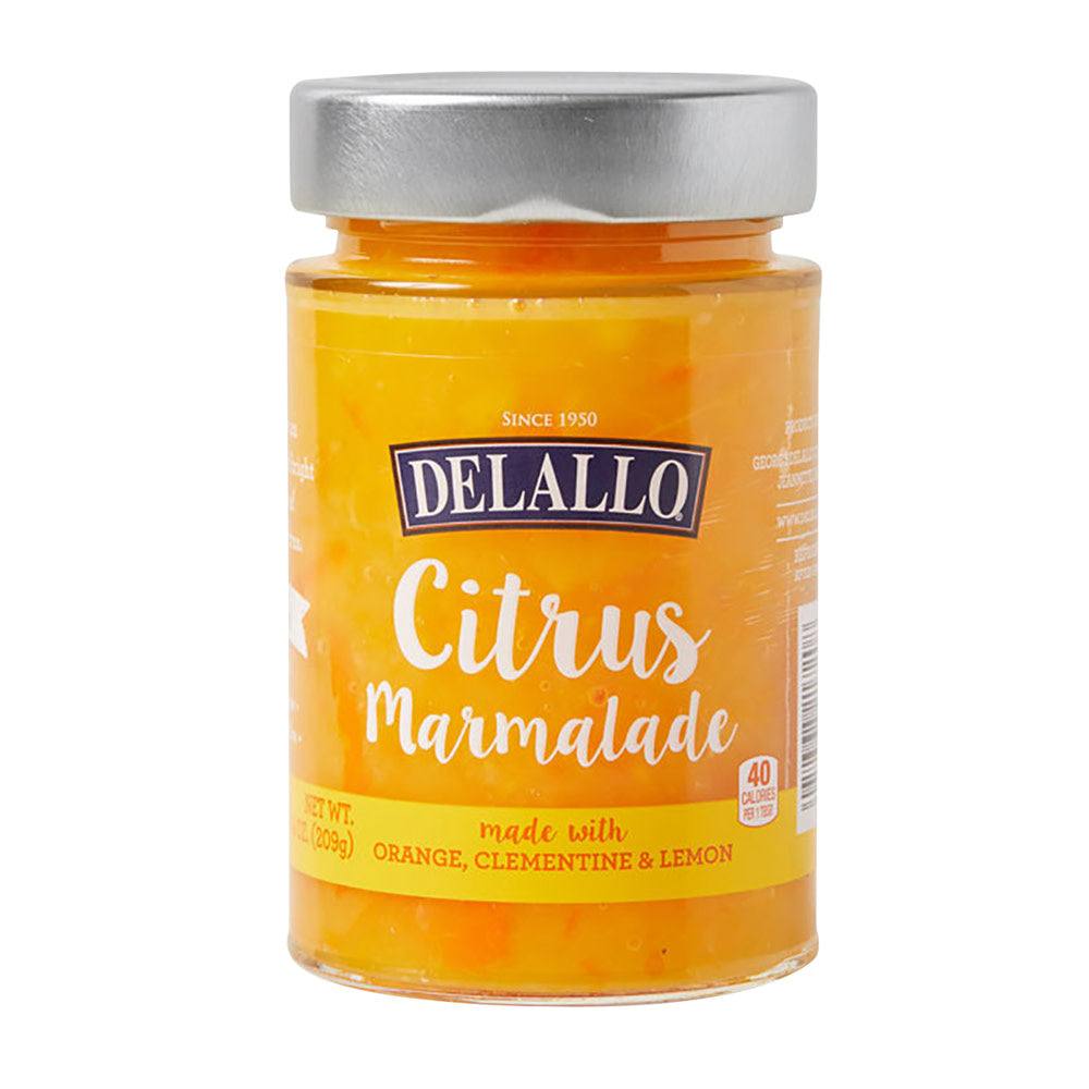 Delallo Citrus Marmalade 7.4 Oz Jar