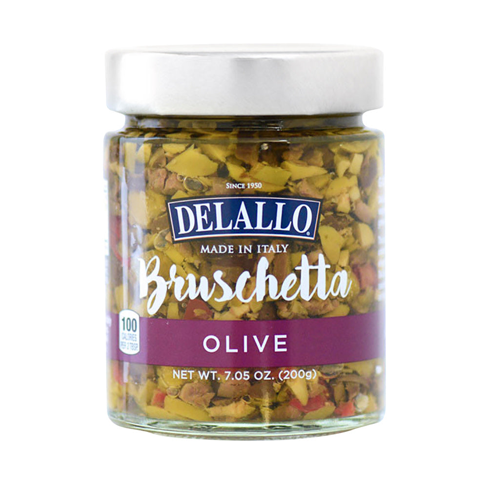 Delallo Olive Bruschetta 7.05 Oz Jar