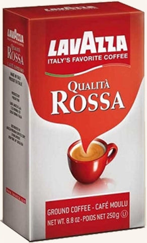 Wholesale Lavazza Ground Coffee – Qualita Rossa 8.8 OZ-20ct Case Bulk