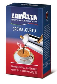 Wholesale Lavazza Ground Coffee Crema e Gusto 8 oz- Bulk