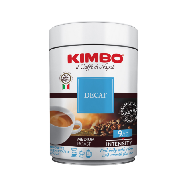 Wholesale Kimbo Decaffeinated Coffee 8 OZ-6ct Case Bulk