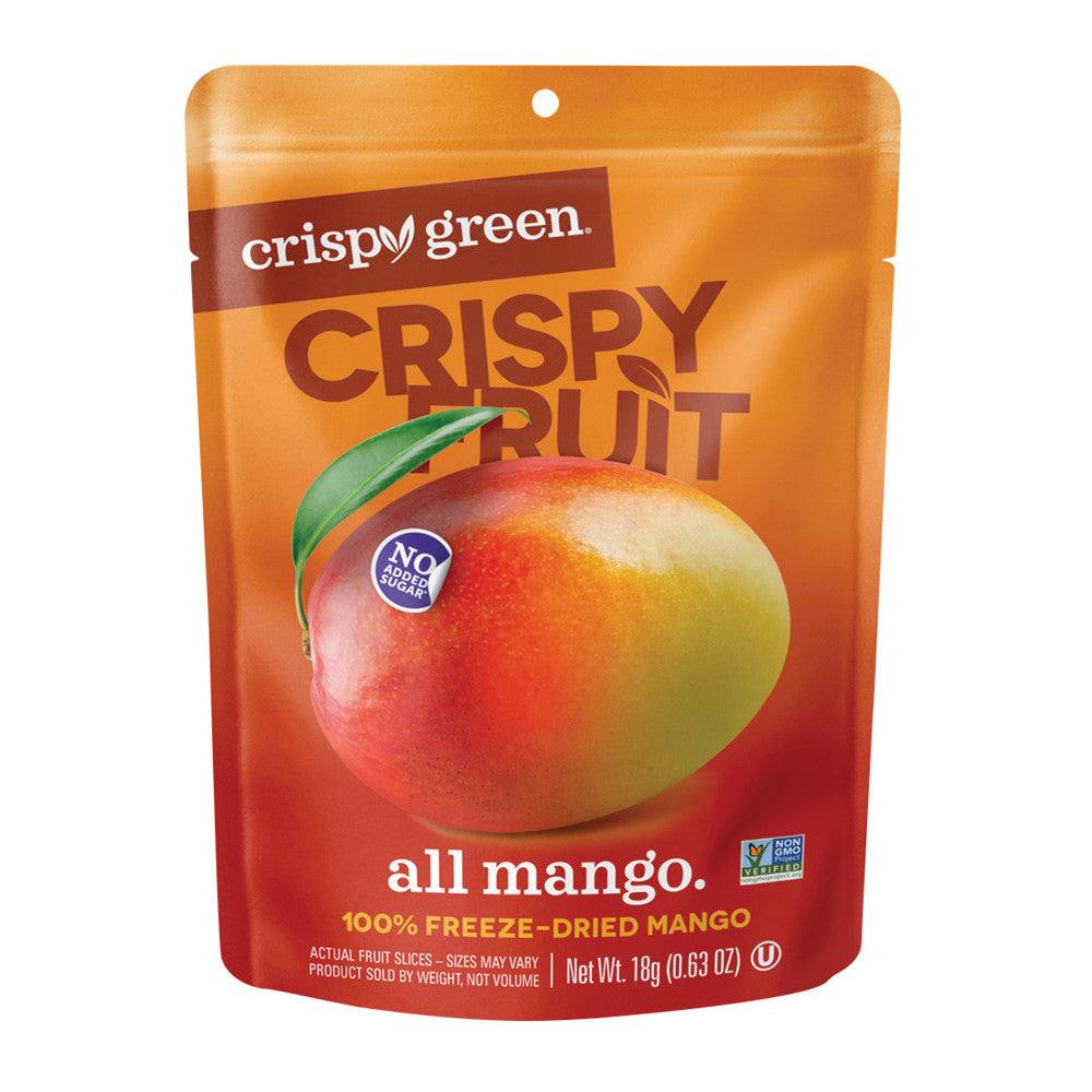 Wholesale Crispy Green All Mango Crispy Fruit 0.63 Oz Pouch-12ct Case Bulk