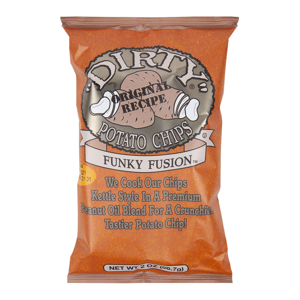 Wholesale Dirty Potato Chips Funky Fusion 2 Oz *Not For Sale In California*-25ct Case Bulk