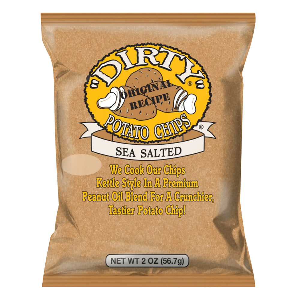 Dirty Sea Salt Potato Chips 2 Oz Bag *Not For Sale In California*