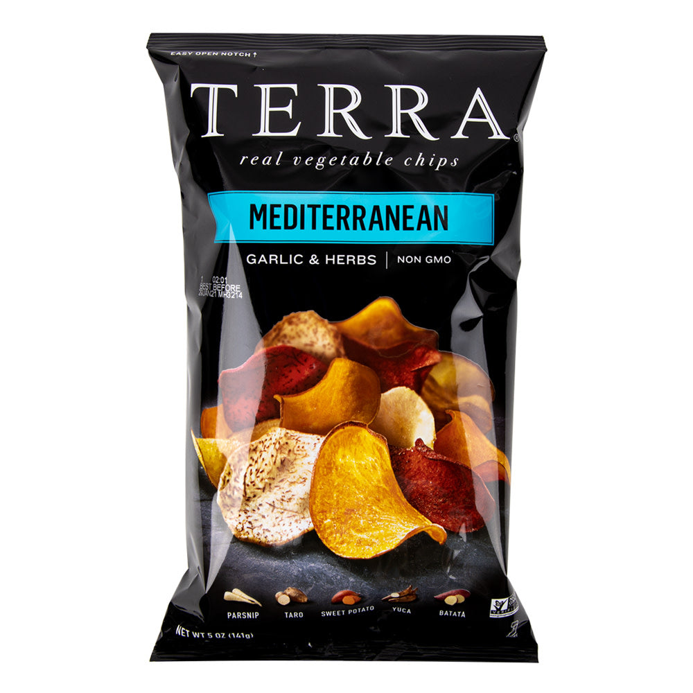 Wholesale Terra Exotic Mediterranean Chips 5 Oz Bag- Bulk
